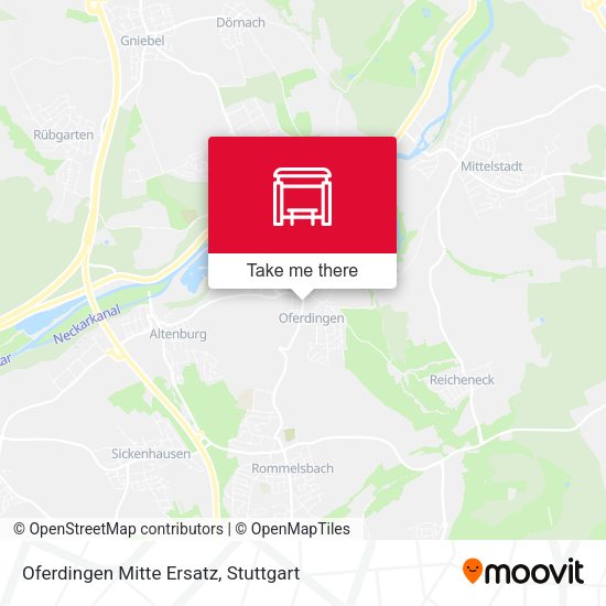 Карта Oferdingen Mitte Ersatz