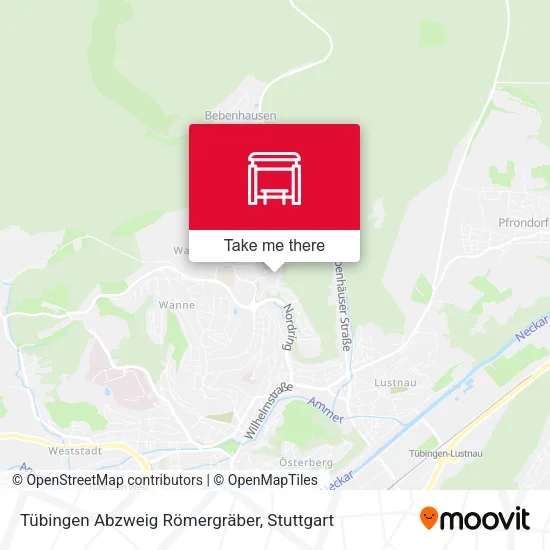 Карта Tübingen Abzweig Römergräber