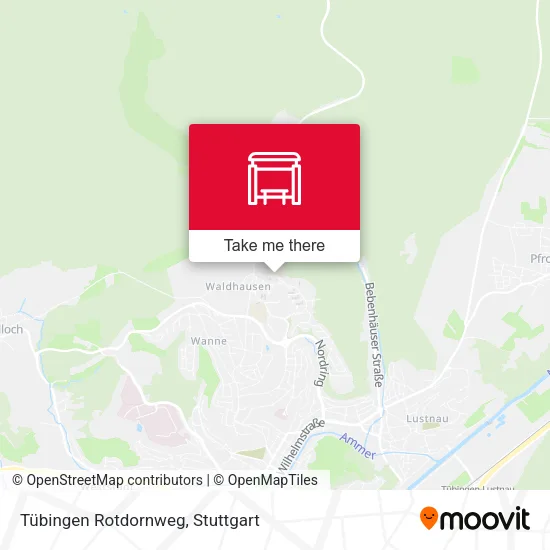 Карта Tübingen Rotdornweg