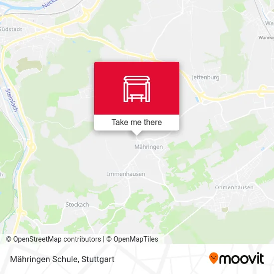 Карта Mähringen Schule