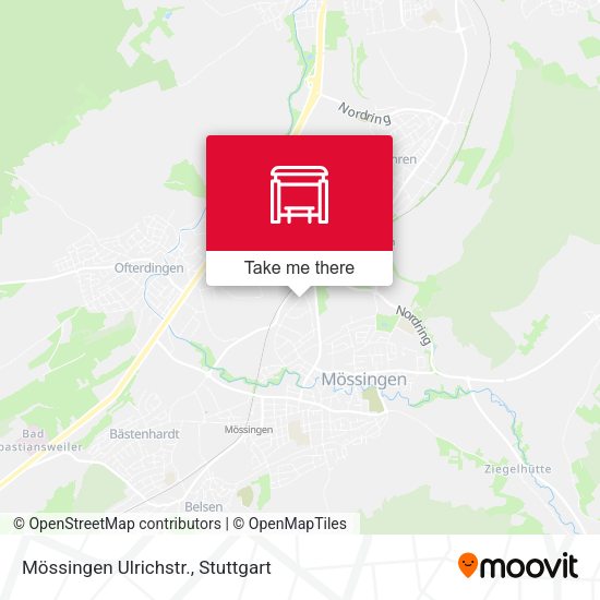 Карта Mössingen Ulrichstr.