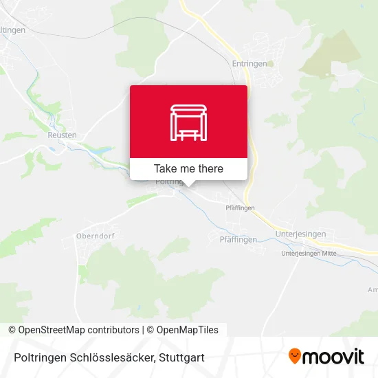 Карта Poltringen Schlösslesäcker