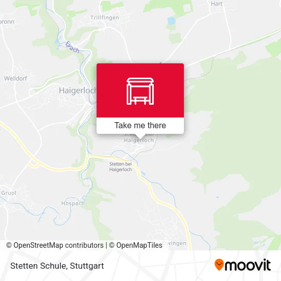 Stetten Schule map