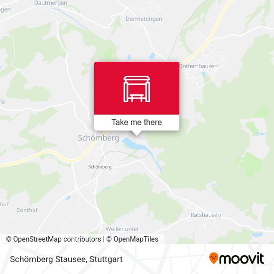 Карта Schömberg Stausee