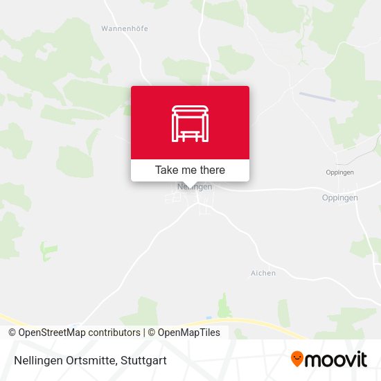 Карта Nellingen Ortsmitte