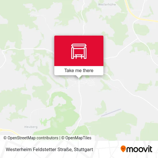Карта Westerheim Feldstetter Straße