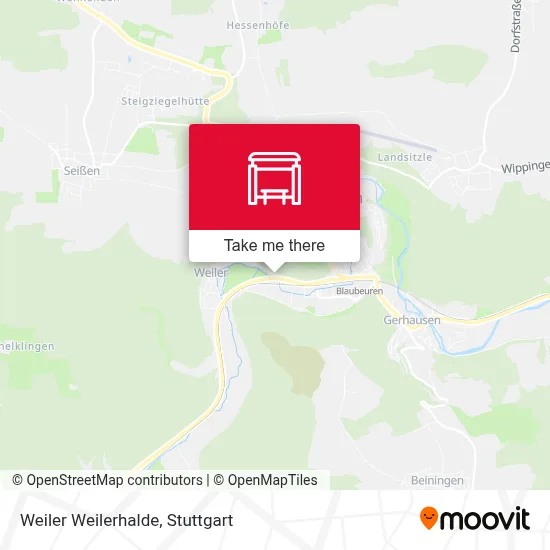Weiler Weilerhalde map
