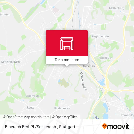 Карта Biberach Berl.Pl./Schlierenb.