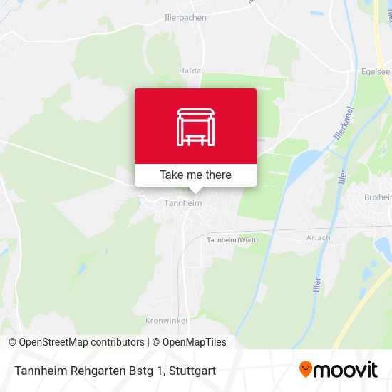 Карта Tannheim Rehgarten Bstg 1