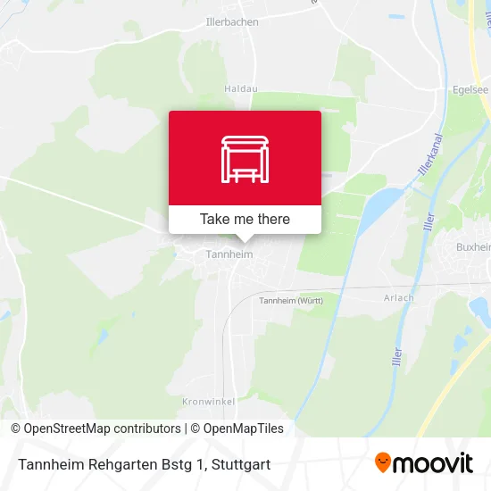 Карта Tannheim Rehgarten Bstg 1