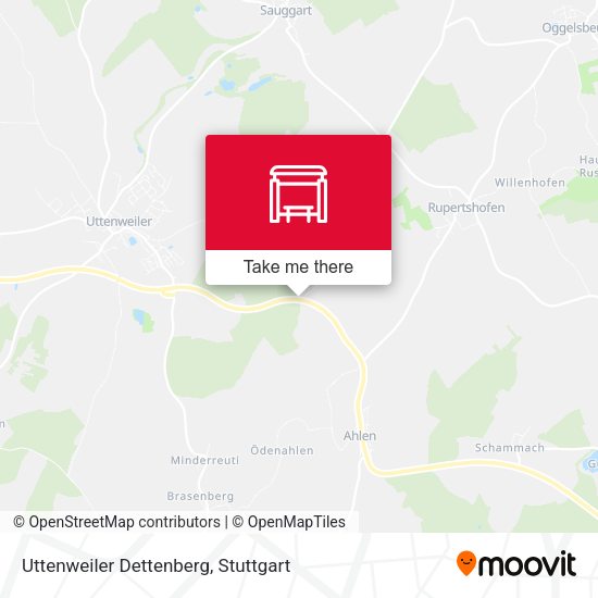 Карта Uttenweiler Dettenberg