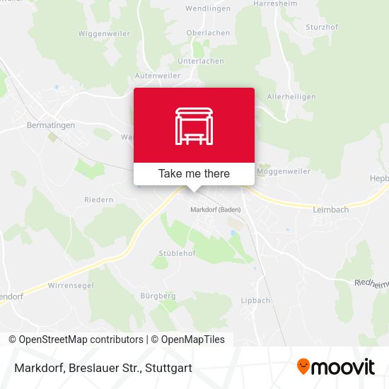 Карта Markdorf, Breslauer Str.