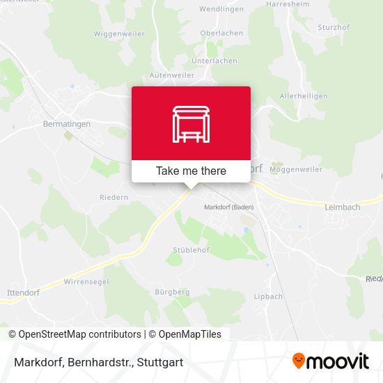 Карта Markdorf, Bernhardstr.