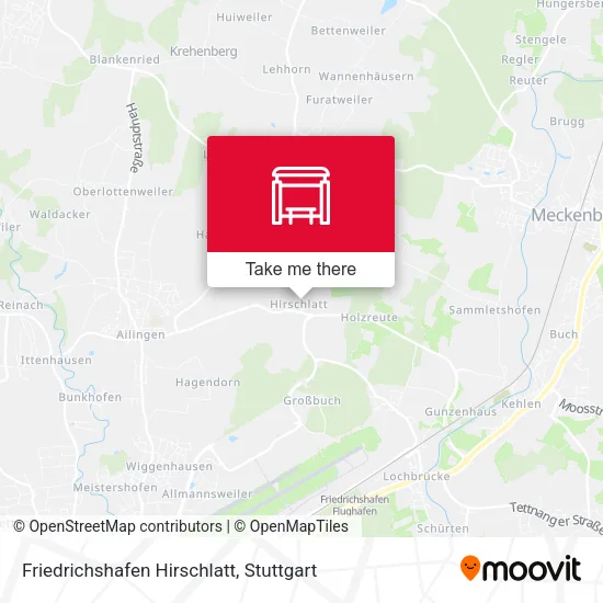 Карта Friedrichshafen Hirschlatt