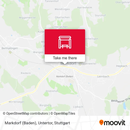 Карта Markdorf (Baden), Untertor