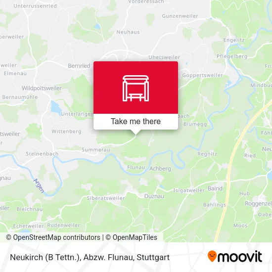 Карта Neukirch (B Tettn.), Abzw. Flunau