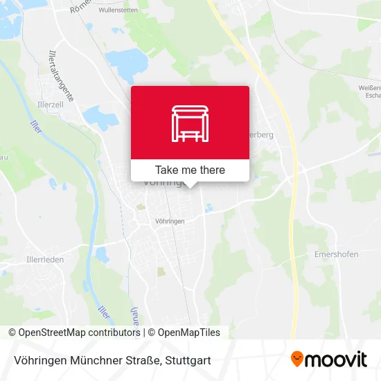 Карта Vöhringen Münchner Straße