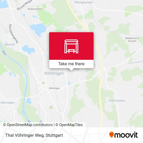 Карта Thal Vöhringer Weg