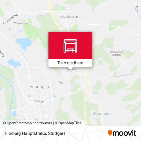 Карта Illerberg Hauptstraße