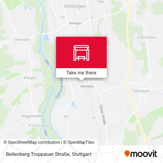 Карта Bellenberg Troppauer Straße
