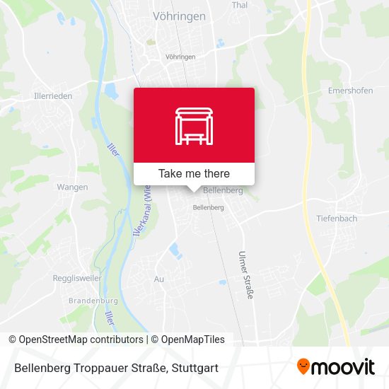 Карта Bellenberg Troppauer Straße
