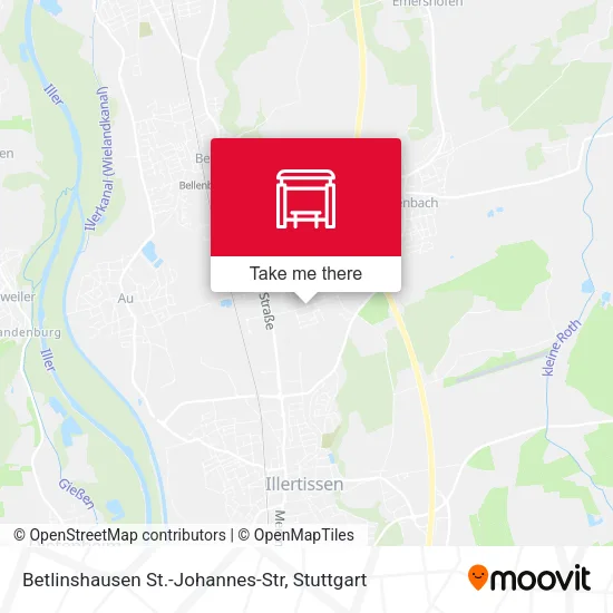 Карта Betlinshausen St.-Johannes-Str