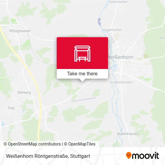 Карта Weißenhorn Röntgenstraße