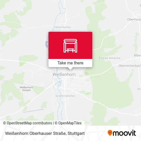 Карта Weißenhorn Oberhauser Straße