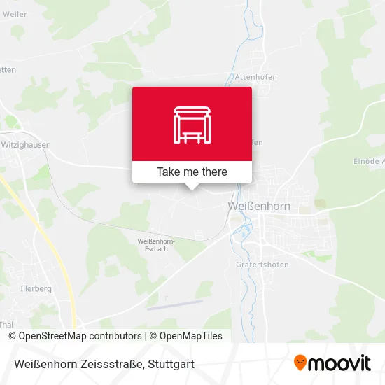 Карта Weißenhorn Zeissstraße