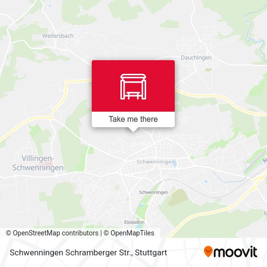 Карта Schwenningen Schramberger Str.