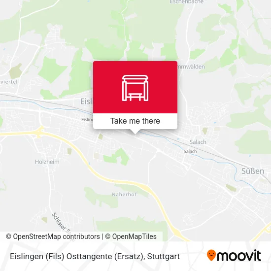 Карта Eislingen (Fils) Osttangente (Ersatz)