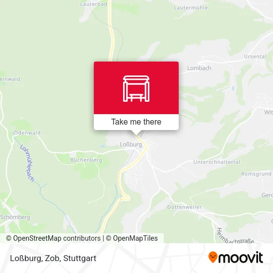 Карта Loßburg, Zob