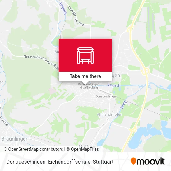 Карта Donaueschingen, Eichendorffschule