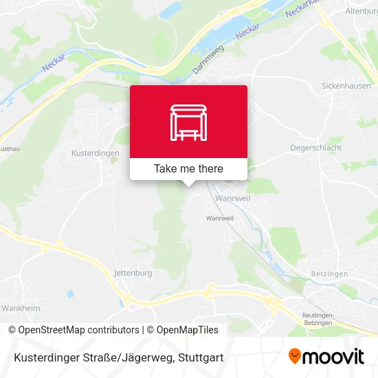 Карта Kusterdinger Straße/Jägerweg