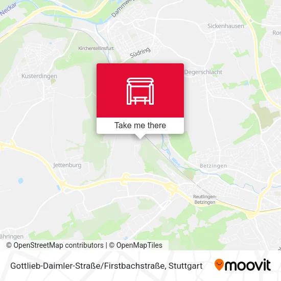 Карта Gottlieb-Daimler-Straße / Firstbachstraße