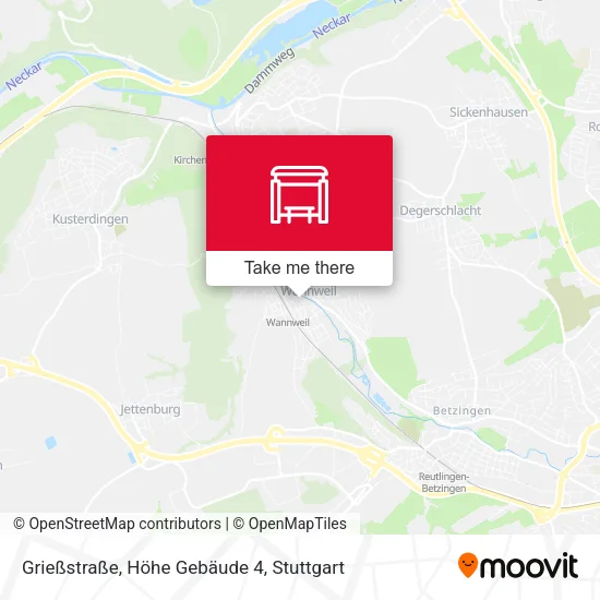 Карта Grießstraße, Höhe Gebäude 4