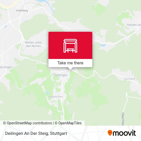 Карта Deilingen An Der Steig