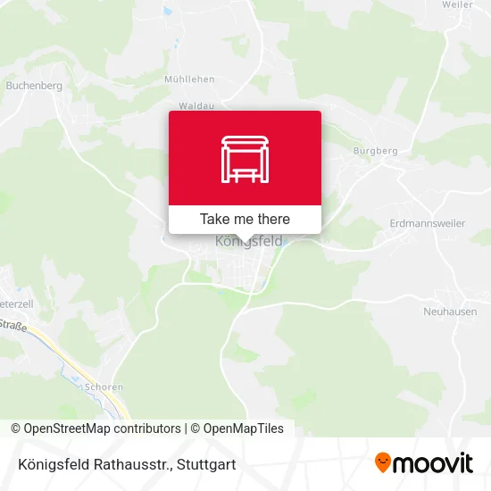 Карта Königsfeld Rathausstr.