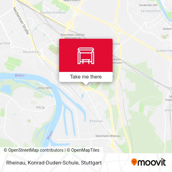 Карта Rheinau, Konrad-Duden-Schule