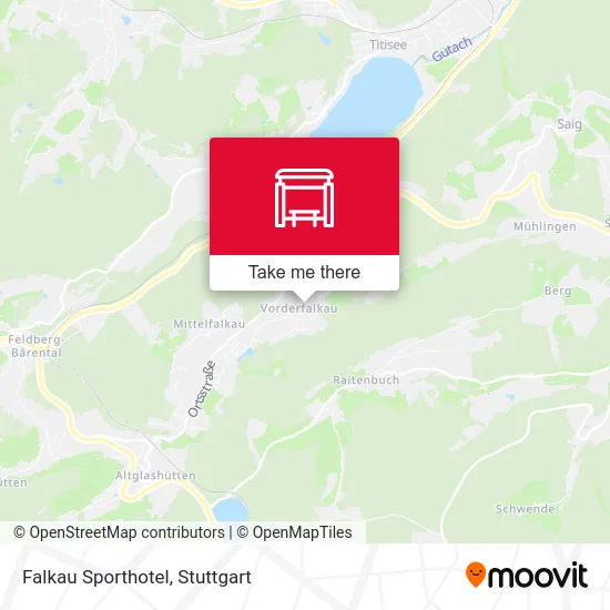 Карта Falkau Sporthotel