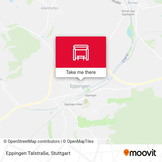 Карта Eppingen Talstraße