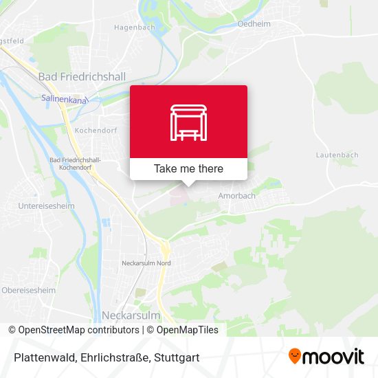 Карта Plattenwald, Ehrlichstraße
