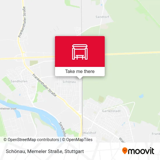 Карта Schönau, Memeler Straße