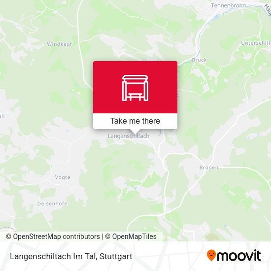 Карта Langenschiltach Im Tal