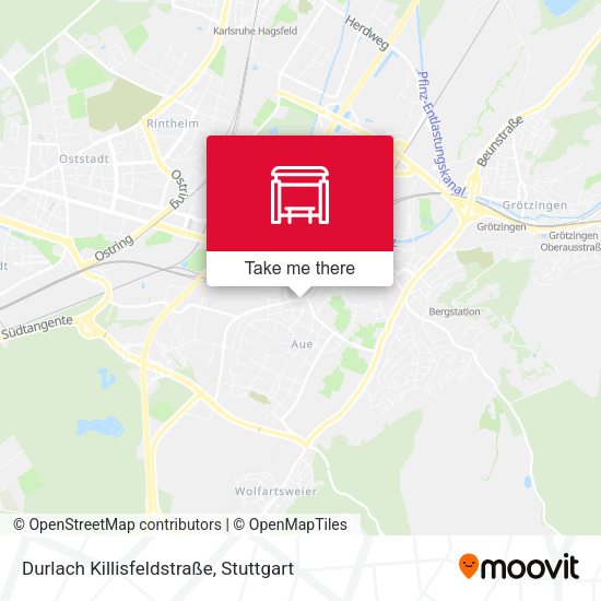 Карта Durlach Killisfeldstraße