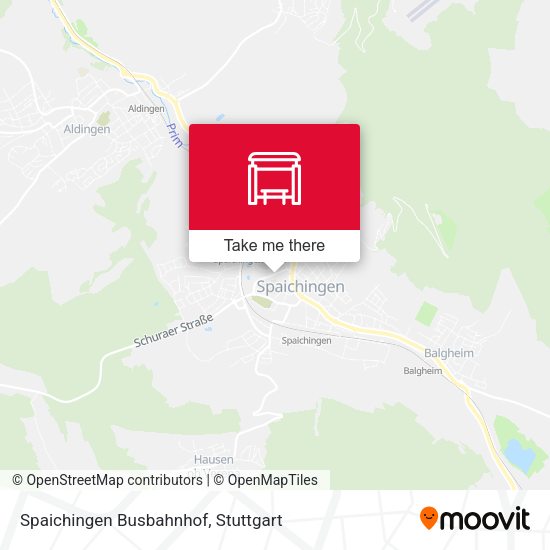 Карта Spaichingen Busbahnhof