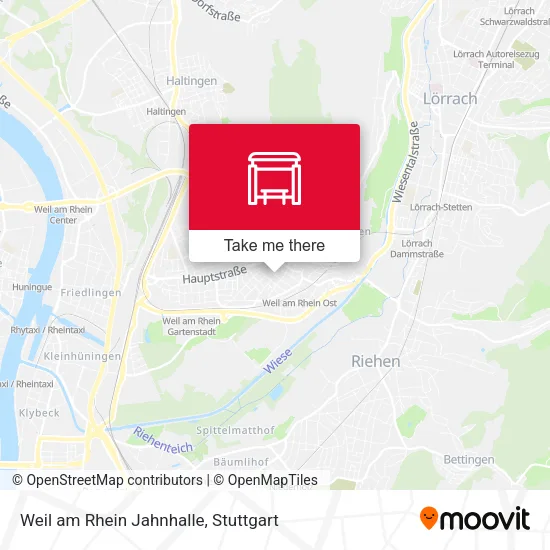 Карта Weil am Rhein Jahnhalle