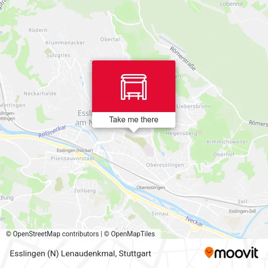 Карта Esslingen (N) Lenaudenkmal