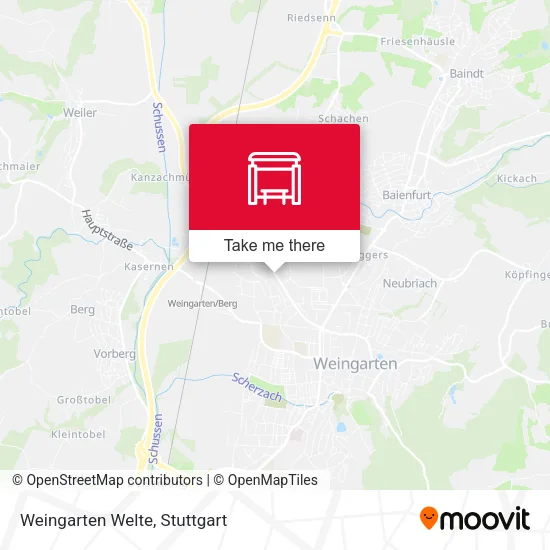 Карта Weingarten Welte
