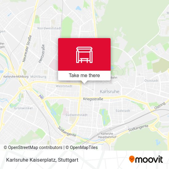Карта Karlsruhe Kaiserplatz